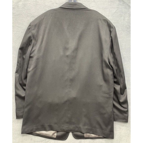 Bachrach Sports Coat Mens Size XL Black 100% Silk Three Button Notch Unvented - Picture 4 of 16